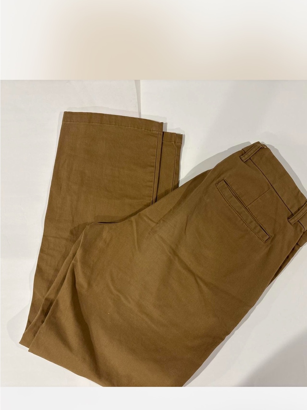 Men's Preppy Casual Built In Flex‎ Chino Pants Tan 30x30